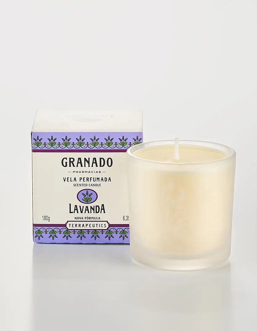 Vela Aromática Lavanda Premium